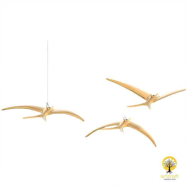 Hanging Seagull Birds - 100% Made From Brass