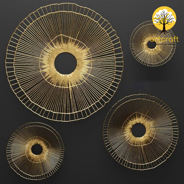 Solar Flares Decor - 100% Made From Brass