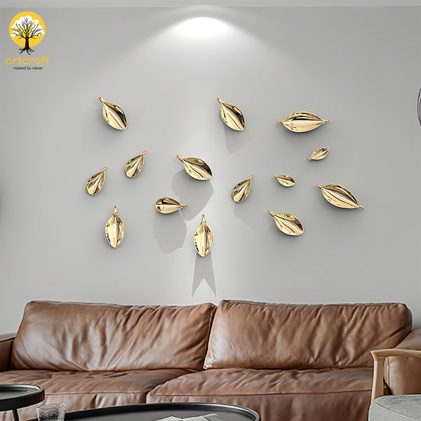 FOLD LEAF WALL HANGING - 100% MADE IN BRASS